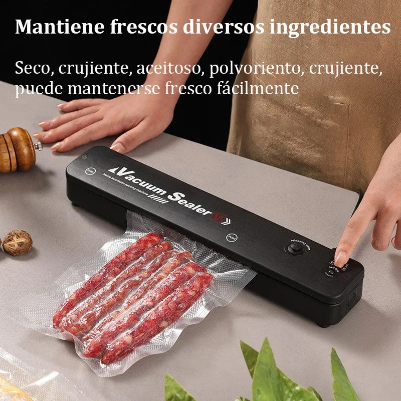 220V/110V electric vacuum sealant packaging machine, with vacuum bag link household food fresh black vacuum sealing machine NEW
